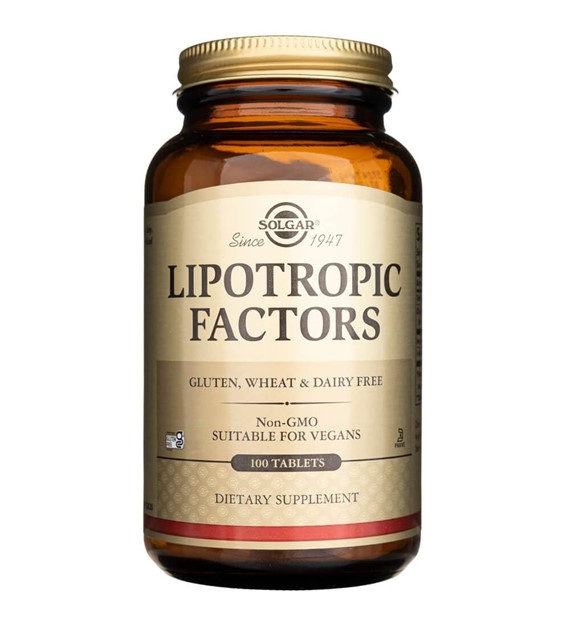 Solgar Lipotropní faktory - 100 tablet