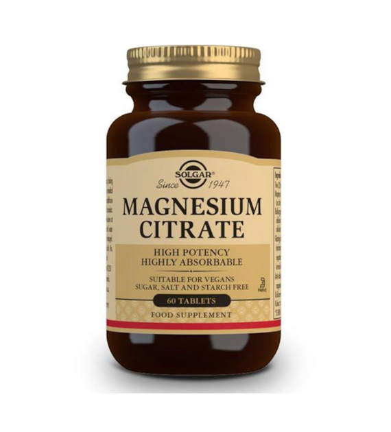 Solgar Magnesium Citrate - 60 Tablets