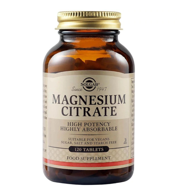 Solgar Magnesium Citrate - 120 Tablets