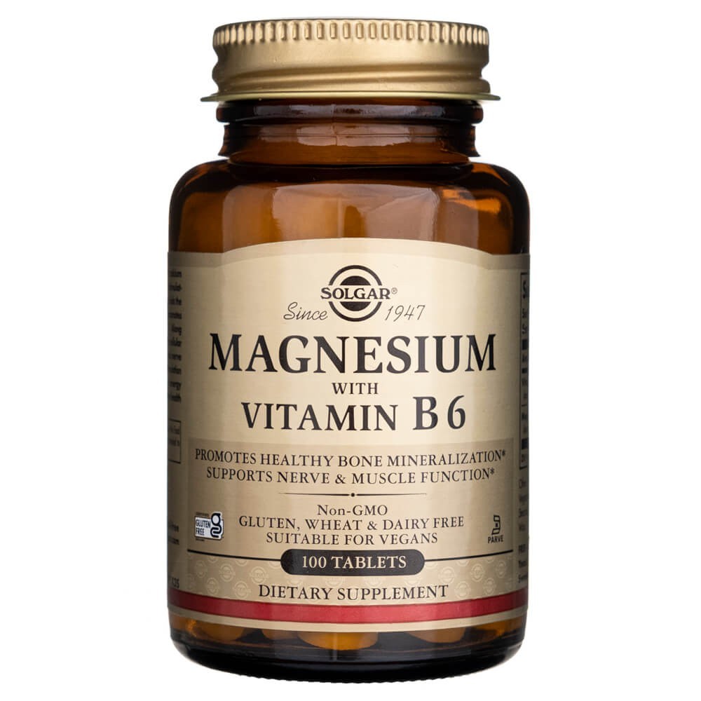 Solgar Magnesium mit Vitamin B6 - 100 Tabletten