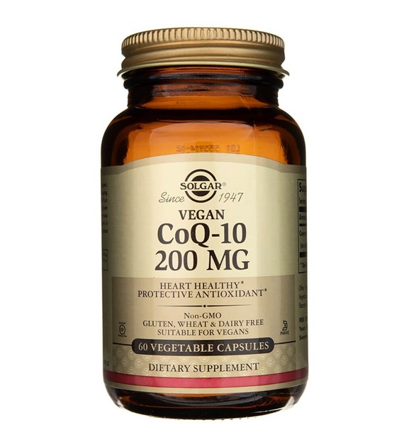 Solgar Veganes CoQ-10 200 mg - 60 pflanzliche Kapseln