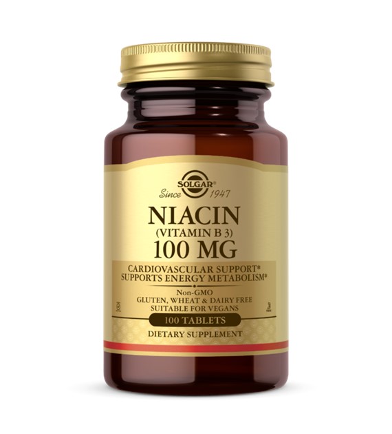 Solgar Niacin ( Vitamin B3 ) 100 mg - 100 tablet