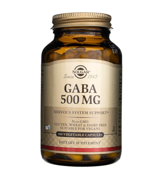 Solgar GABA 500 mg - 100 Veg Capsules