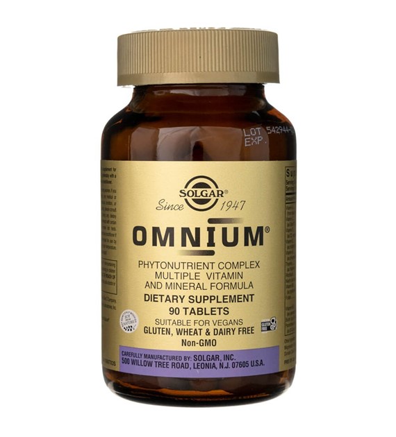 Solgar Omnium ® Fytonutrient Complex Multiple Vitamin & Mineral Formula - 90 tablet