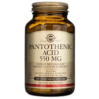 Solgar Kwas pantotenowy 550 mg - 100 kapsułek