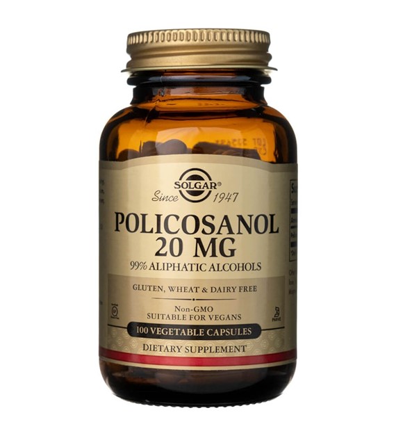 Solgar Policosanol 20 mg - 100 veg. kapslí