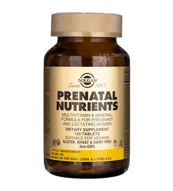 Solgar Prenatal Nutrients - 120 Tablets
