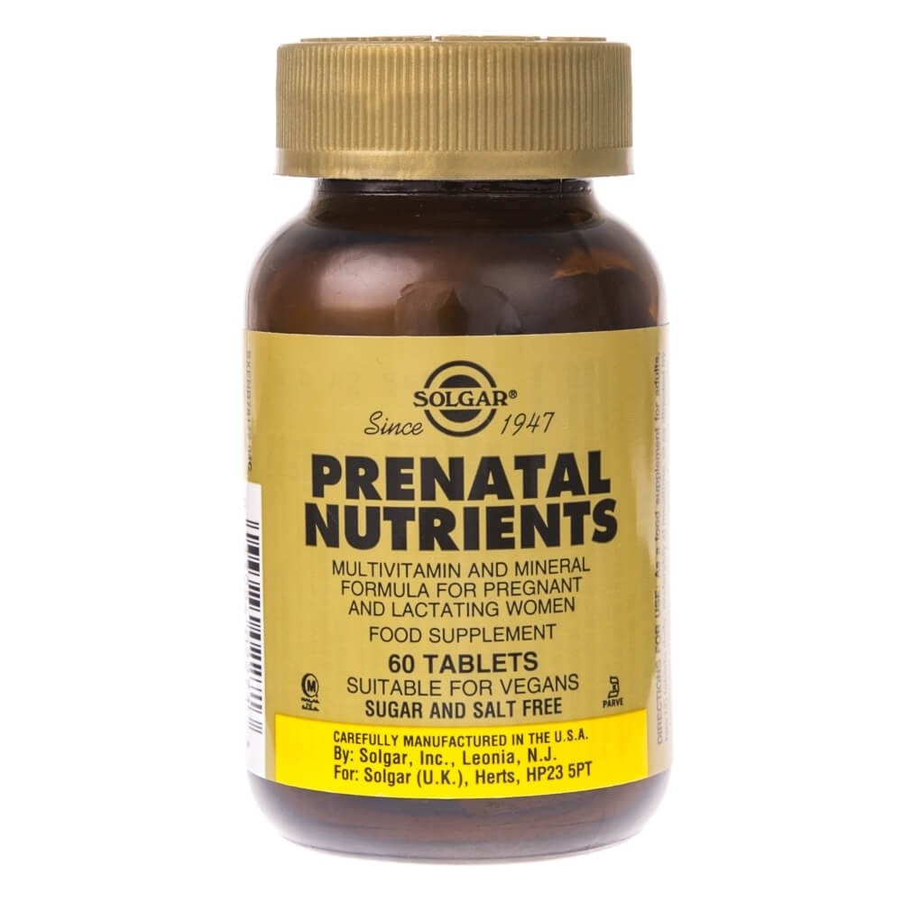 Solgar Witaminy i minerały prenatalne - 60 tabletek