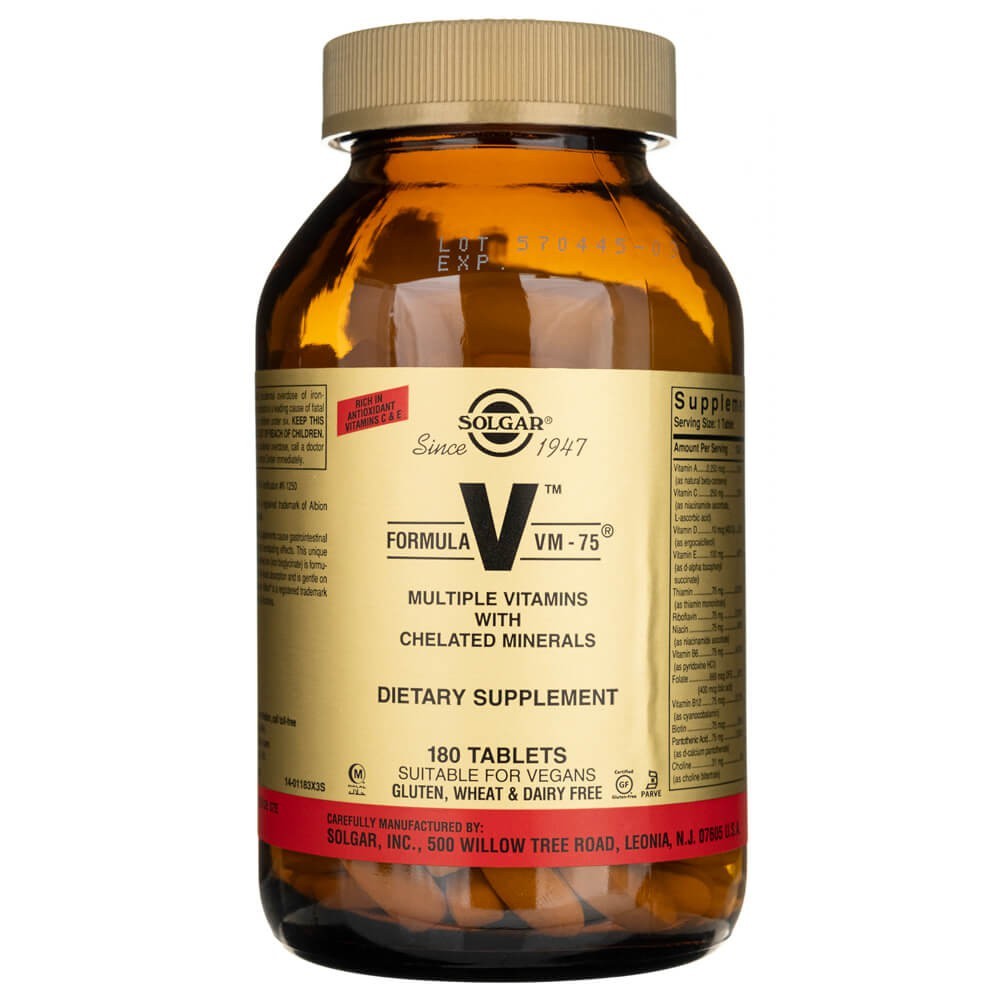 Solgar Formula VM-75 - 180 tablet