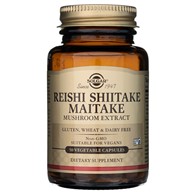 Solgar Výtažek z hub Reishi Shiitake Maitake - 50 veg. kapslí