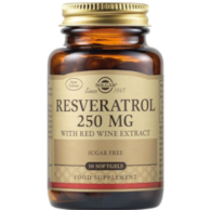 Solgar Resveratrol 250 mg with Red Wine Extract - 30 Softgels