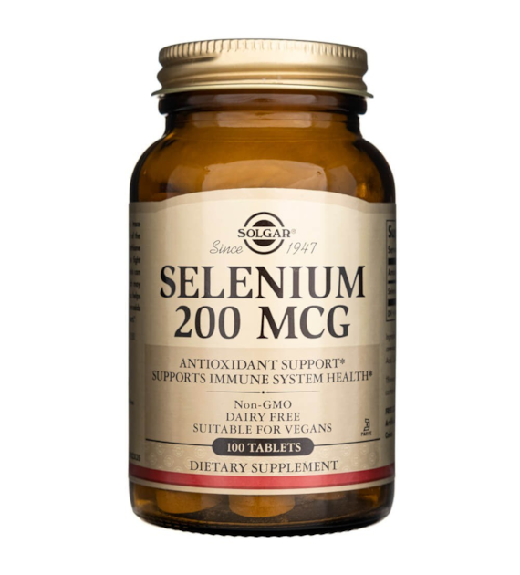 Solgar Selen 200 µg (L-selenometionina) - 100 tabletek