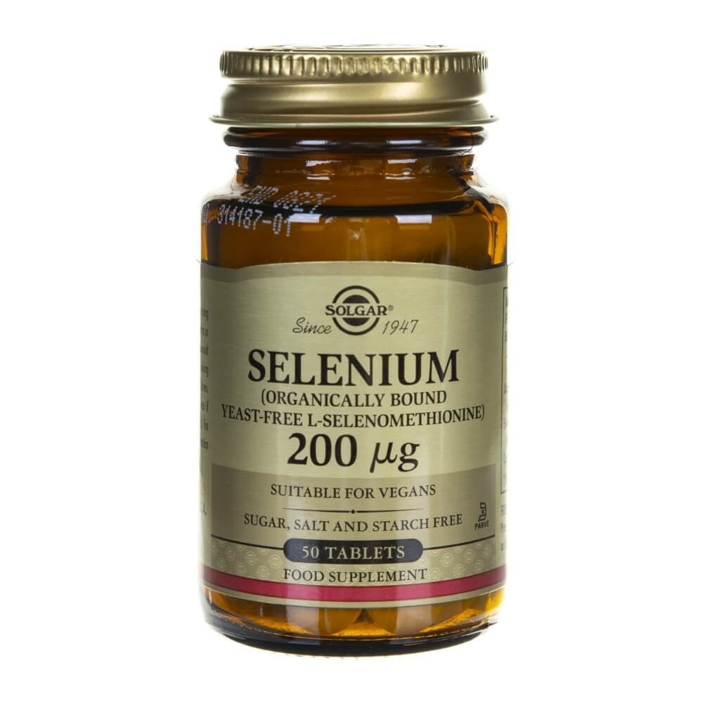 Solgar Selen 200 µg - 50 tabletek