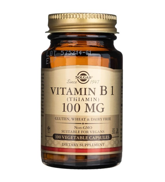 Solgar Vitamin B1 100 mg - 100 veg. kapslí