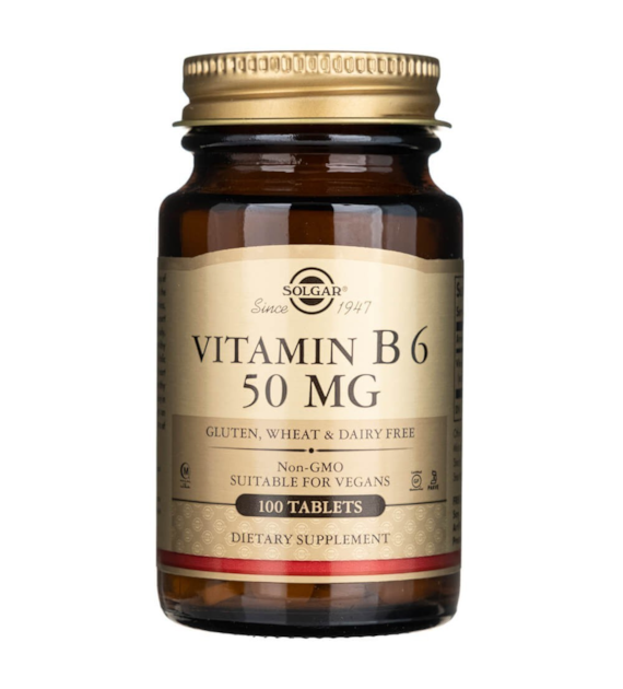 Solgar Witamina B6 50 mg - 100 tabletek