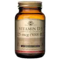 Solgar Witamina D3 (5000 IU) 125 mcg - 120 kapsułek