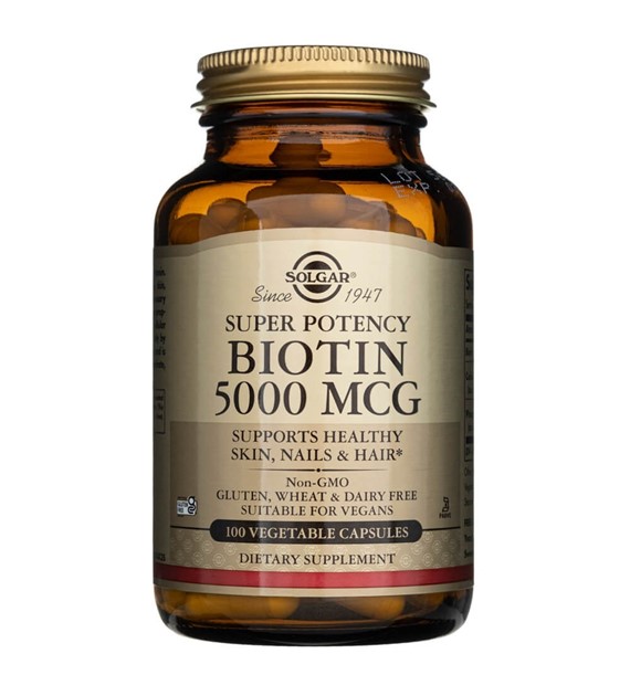 Solgar Biotyna 5000 mcg - 100 kapsułek