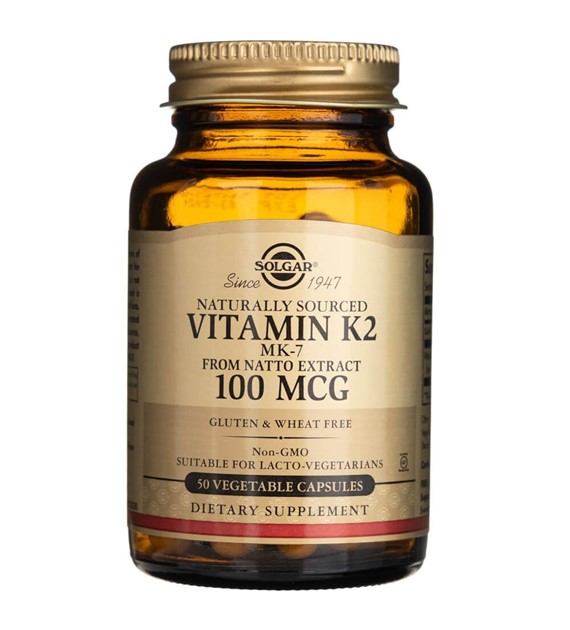 Solgar Vitamin K2 MK-7 100 mcg - 50 veg. kapslí