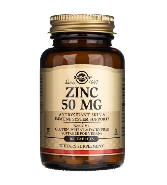 Solgar Zink 50 mg - 100 Tabletten