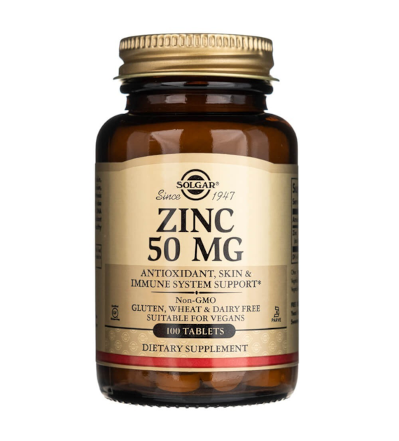 Solgar Cynk 50 mg - 100 tabletek