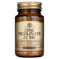 Solgar Zinc Picolinate 22 mg - 100 Tablets