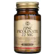 Solgar pikolinát zinečnatý 22 mg - 100 tablet