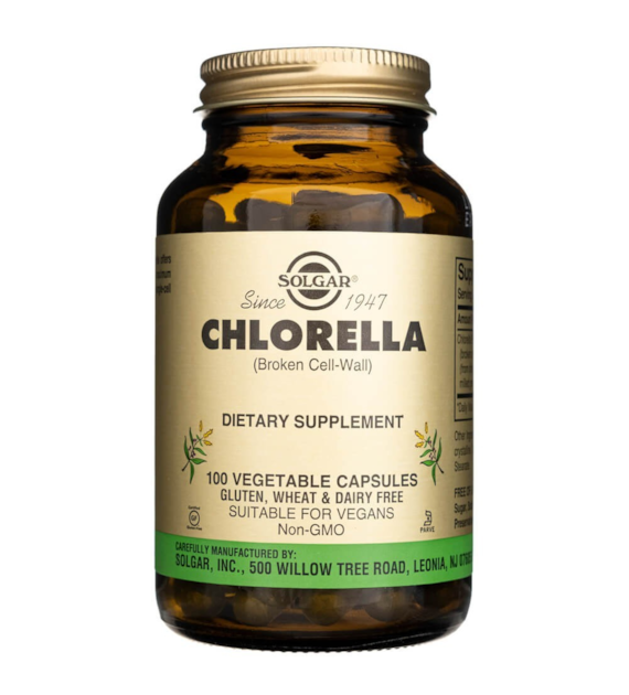 Solgar Chlorella 520 mg - 100 Veg Capsules