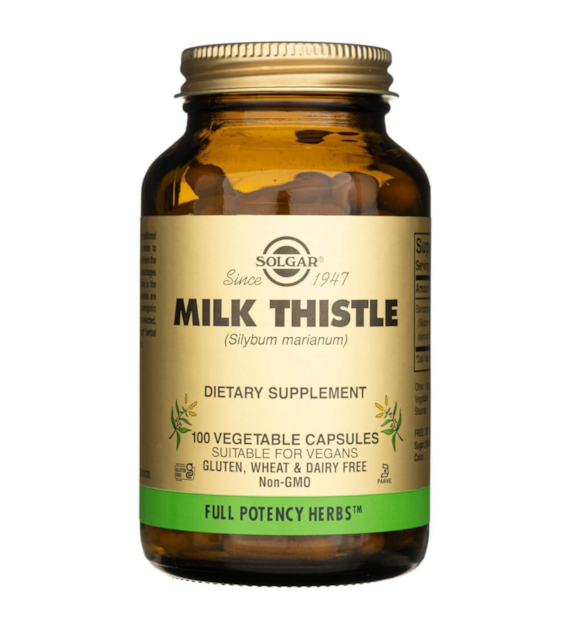 Solgar Milk Thistle (Ostropest Plamisty) - 100 kapsułe