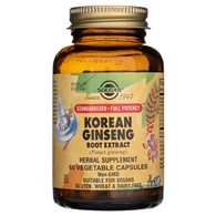Solgar SFP Koreanischer Ginsengwurzel-Extrakt - 60 pflanzliche Kapseln