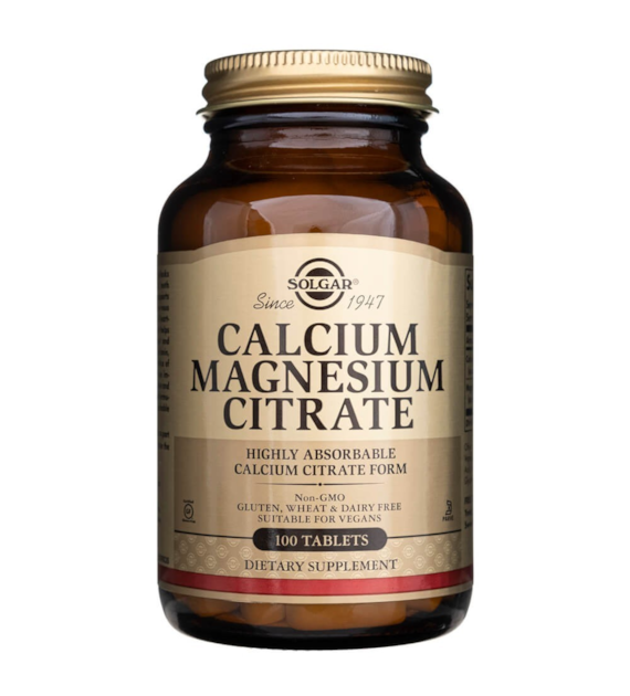Solgar Calcium Magnesium Citrate - 100 Tablets