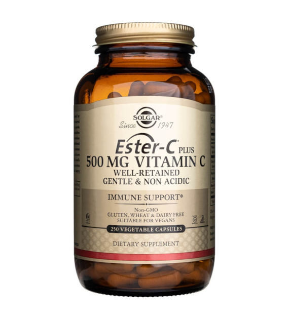 Solgar Ester-C plus Vitamin C 500 mg - 250 Veg Capsules