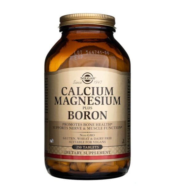 Solgar Calcium Magnesium Plus Boron - 250 Tablets