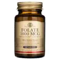 Solgar Folate 1000 mcg DFE (Metafolin® 1000 mcg) - 60 Tablets