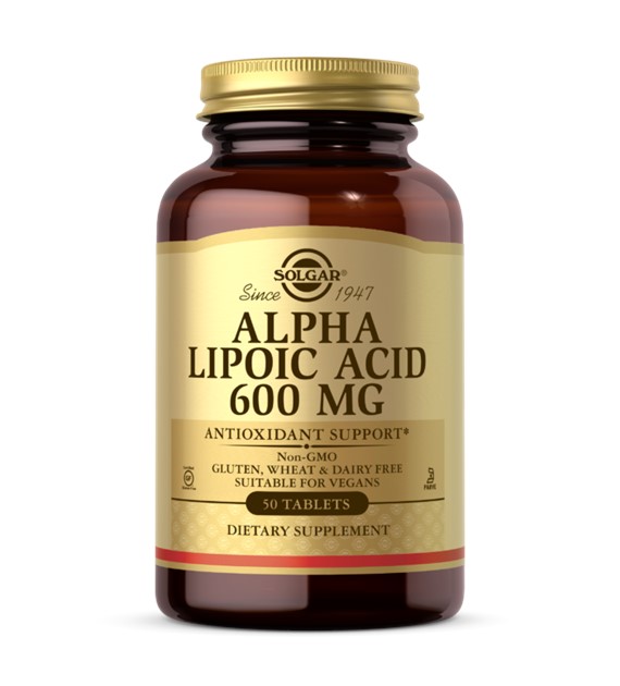 Solgar Kwas Alfa Liponowy 600 mg - 50 tabletek