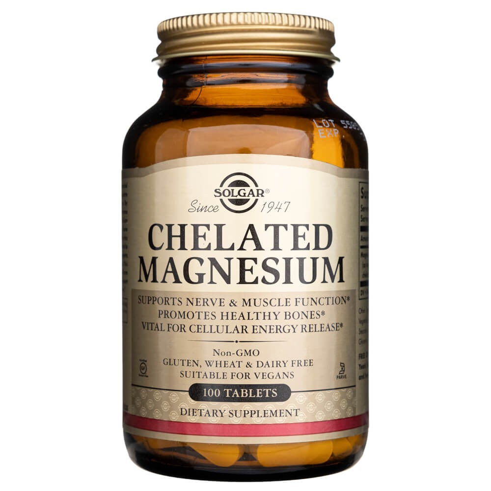 Solgar Chelated Magnesium - 100 tablet