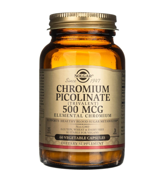 Solgar Chrom pikolinian 500 mcg - 60 kapsułek