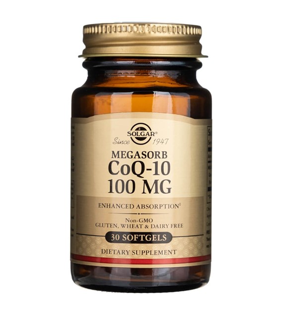 Solgar Megasorb CoQ-10 100 mg - 30 měkkých gelů