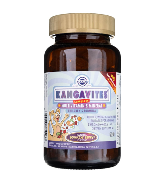 Solgar Kangavites Multivitamin & Mineral Bouncin' Berry - 120 Tablets