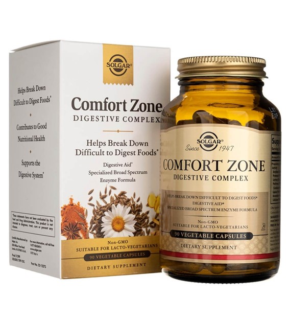 Solgar Comfort Zone Digestive Complex - 90 Veg Capsules