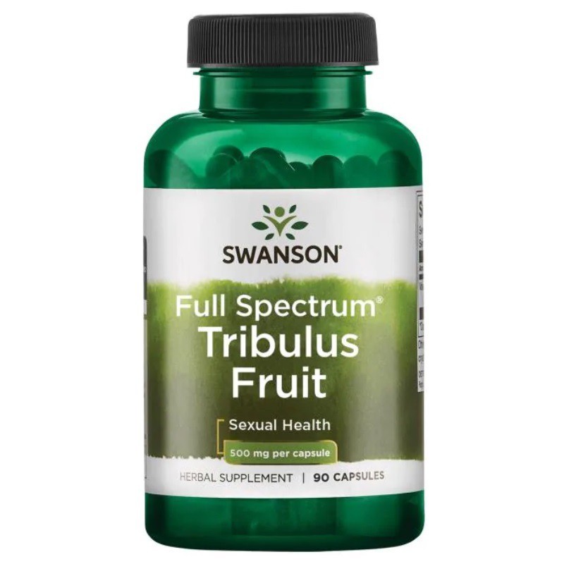 Swanson Full Spectrum Tribulus Fruit (Buzdyganek naziemny) 500 mg - 90 kapsułek