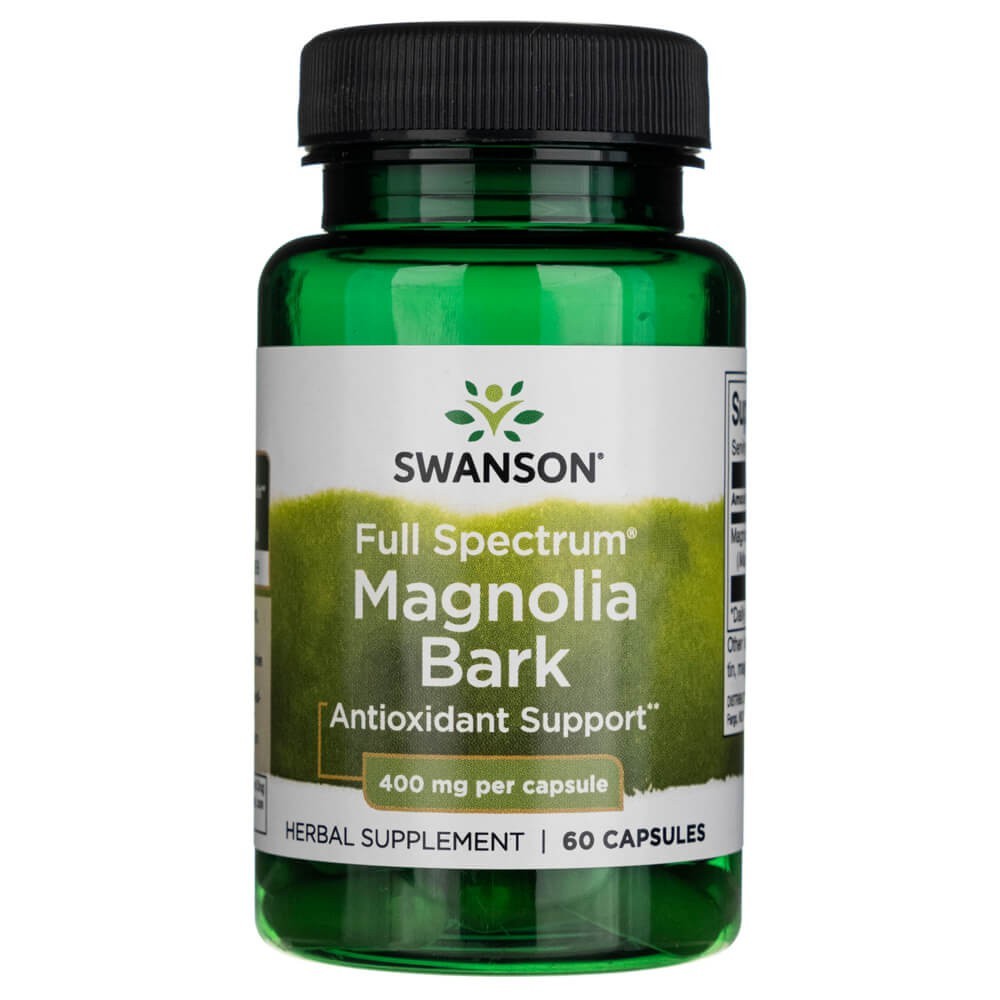 Swanson Vollspektrum-Magnolienrinde 400 mg - 60 Kapseln