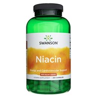 Swanson Niacin 500 mg - 250 kapslí