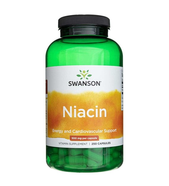 Swanson Niacin 500 mg - 250 Kapseln