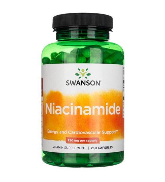 Swanson Niacinamide (Niacynamid) 250 mg - 250 kapsułek