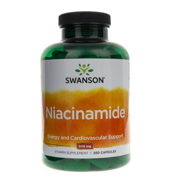 Swanson Niacinamide (Niacynamid) 500 mg - 250 kapsułek