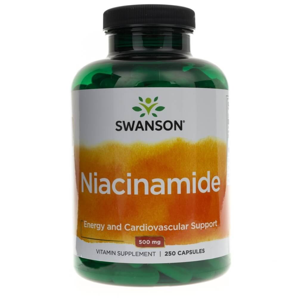 Swanson Niacinamide (Niacynamid) 500 mg - 250 kapsułek