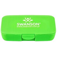 Swanson Pillbox Pojemnik na kapsułki, zielony