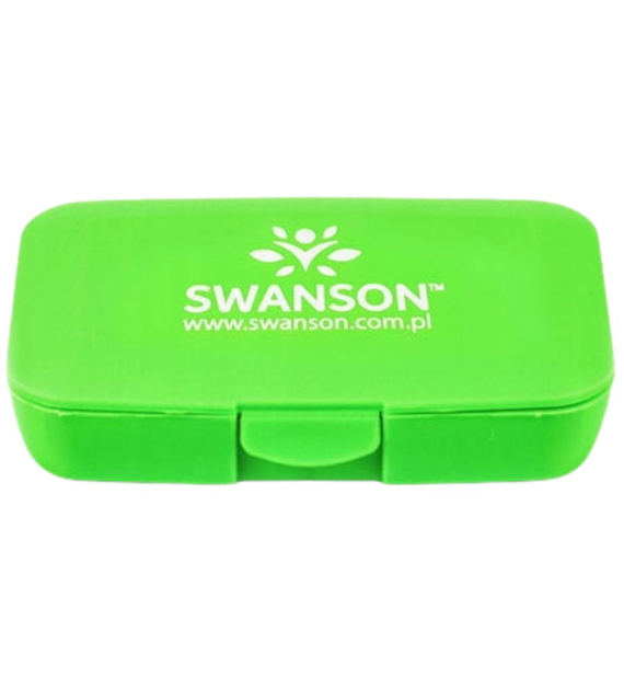 Swanson Pillbox Pojemnik na kapsułki, zielony