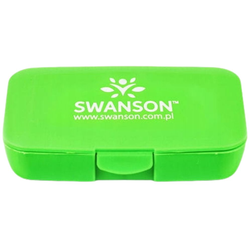 Swanson Pillbox Pojemnik na kapsułki, zielony