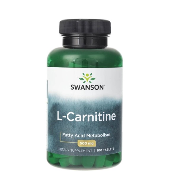 Swanson L-Carnitine 500 mg - 100 Tablets